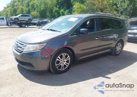 2011 Honda Odyssey Ex-L из США, поврежденный, VIN 5FNRL5H63BB100313